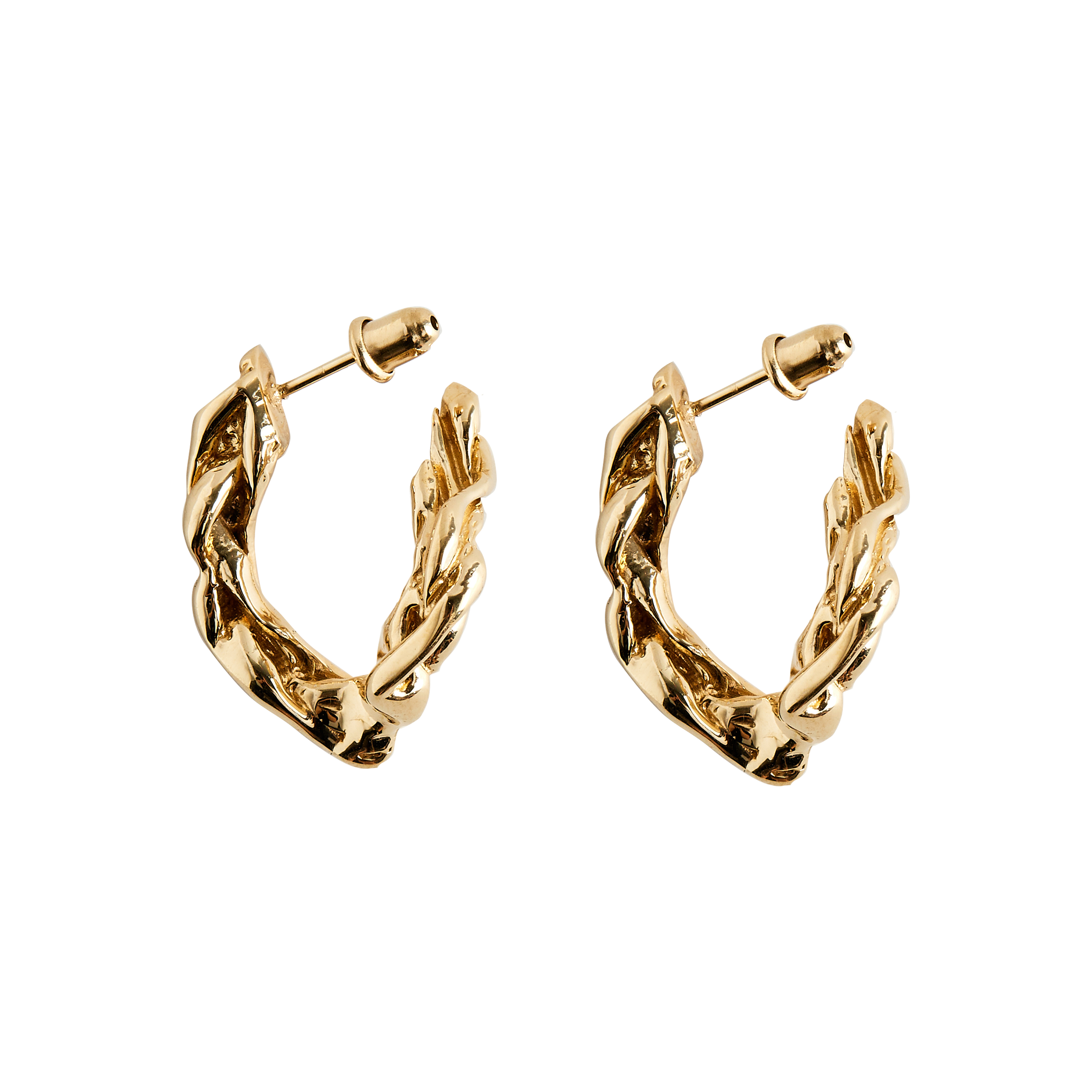 기본트렌드 Hustad #120 Gold Steam earring  자체제작 국내 