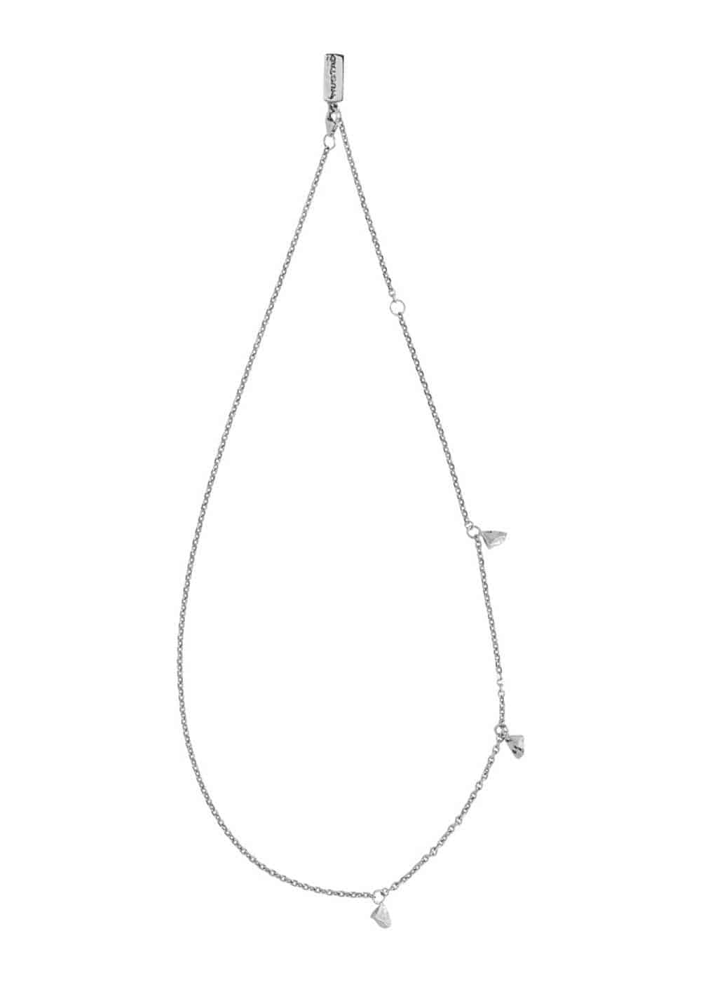 기본트렌드 Hustad #175 silver leaf necklace  자체제작 국내 