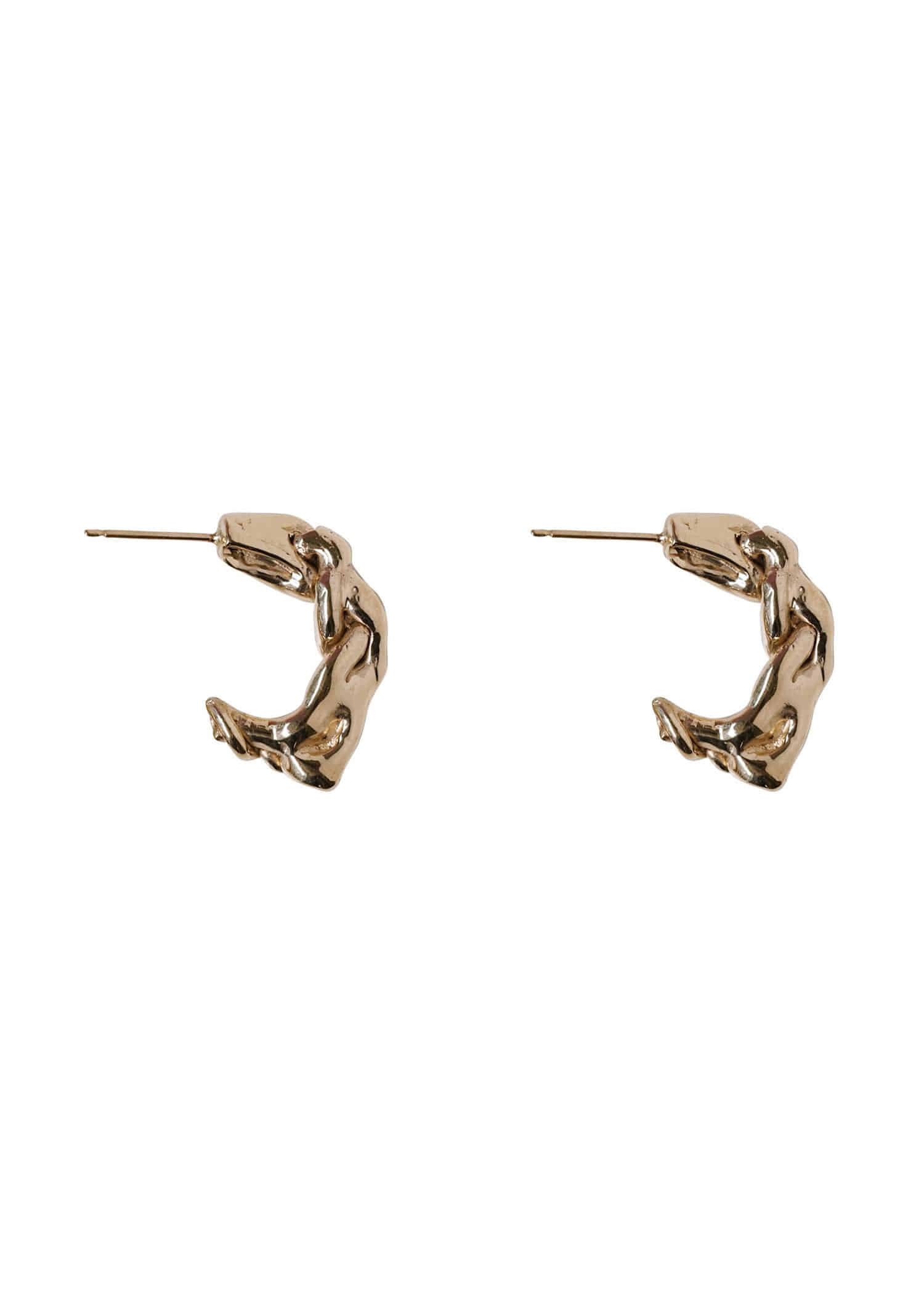 기본트렌드 Hustad #128 Steam Gold earring  자체제작 국내 